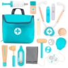 UMU® Wooden Mini Doctor Kit for Kids – 14 pcs Medical Playset for Toddlers with Stethoscope, Syringe, Doctor Bag, Blood Pressure Cuff & More – Pretend Play Set for Boys and Girls Ages 3 4 5 6