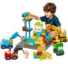 Unasas Building Blocks for Kids Ages 3-8 | Creative Construction Set with Baseplate & Vehicles | STEM Educational Toy for Imaginative Play for Boys & Girls (Rebuild the City)