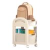Under Desk Storage, Rolling Utility Trolley, 2 Tier Organizer