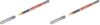 Uni-Ball eye fine UB-157 rollerball pen ORANGE liquid ink colour x 1 single pen (Pack of 2)