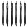 Uni-Ball Jetstream Elements Ballpoint Pen, Medium Point (1.0mm), Black Ink, 6 Pens