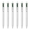 Uni-Ball one Retractable Gel Pens, Medium Point (0.7mm),Green Black Ink, 6 Pens