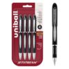 uniball™ Jetstream Ballpoint Pens, Medium Point (1.0mm), Black, 4 Pack
