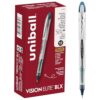 uniball Vision Elite BLX Rollerball Pens, Bold Point (0.8mm), Blue BLX Ink, 144 Pack