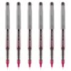 uniball Vision Needle Rollerball Pen, Fine Point (0.7mm), Wine Ink, 6 Pens