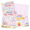 Unicorn Potty Training Chart, Rainbow Reward Chart for Toilet Training -A04