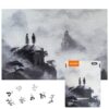 UNIDRAGON Black and White Serenity Wooden Jigsaw Puzzle for Adults - 500 Unique Shaped Pieces - 16.5 x 11.4 (42 x 29 cm)
