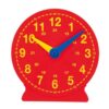UnifearPro Children Teaching Clock Analog Clock Classroom Clock with Round Dial Markers for Practice Suitable for Classroom Lessons homeschooling Instruction Teacher demonstrations Student Practice