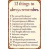 Unique Vintage Iron Street-Inspired Design Metal Sign Fun & Quirky Creative Wall Decor 8 * 12 Inches Poster For Office Living Room Bedroom Cafes & Gifts