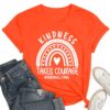 Unity Day Shirt for Women Orange Anti Bullying Awareness Tee Tops