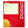 Universal 12113 File Folders, 1/3 Cut Assorted, One-Ply Top Tab, Letter, Manila (Box of 100)