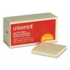 Universal 35668 Standard Self-Stick Notes, 3 x 3, Yellow, 12 100-Sheet Pads/Pack