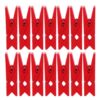 Uonlytech 160pcs Red Mini Wooden Clothespins with Strong Grip and Heavy-Duty Durability, for Hanging Photos and Holiday Decorations, Vibrant Colorful Design for Crafts