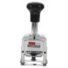 Uonlytech Automatic Numbering Machine Metal Self-Inking Number Stamp 5 Digits Numbering Machine Stamp for Serial Number Tasks and Labeling in Home Office or School
