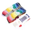 Uonlytech Embroidery Thread Kit for Crafts and Handicraft, Lightweight and Portable Polyester Colored Embroidered Threads, for Art Craft and Friendship Bracelet String