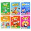 Upgraded Kids Card Games Pack, 6 Decks, Go Fish, Old Maid, Crazy Eights, Memory Match, Slap Jack, War, Playing Cards, Easter Basket Stuffers, Stocking Stuffers