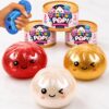 Upgraded Squishy Dumpling 3 Pack, Cute Squishy Dumpling Fidget Toy, Soft Stretchy Sensory Squeeze Toys for Stress & Anxiety Relief, Office Desk Toy, Anxiety Relief Dumplings. Red, White, Gold Included