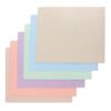 UPOUART 6pcs Macaron Color Plastic File Folders with Dual Pocket Design Lightweight and Versatile Use Document Organizer for Office and Home