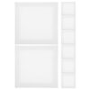 UPOUART 8pcs Blank Canvas Panels, 4x4x0.6 Inch Mini Painting Panel Boards, Wood-Framed Cotton-Canvas for Art Projects, Oil Paint, Watercolor, Acrylic Paint