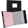 Uquelic Binder with Dividers, Multi Pocket Folder, 12 Letter/A4 Pockets