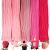URSDIART Pink Pipe Cleaners, 500 Pack Chenille Stems for Crafts
