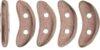 #US 04B04, Sat Metallic Butterrum, Crescents, 5g, 10x3/3x 0mm, 2 Hole (CR 8)