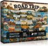 USA Map Puzzles for Adults 1000 Pieces, American Road Trip Jigsaw Puzzle, Us States Puzzle 50 States Landmarks,Travel Map Puzzle United States Landscape