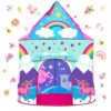 USA Toyz Unicorn Pop Up Tent for Kids - Indoor and Outdoor Playhouse Unicorn Tent for Girls and Boys, Pink Princess Tents with Headband and Kids Storage Carry Bag