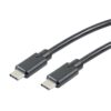 USB-C 3.1 Cable, 100 W, Type C to Type C, 4 m, Ultra-Fast Charging and Data 10 Gbps - Black, Model MK-31.100.CC.4