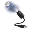 USB Powered Galaxy Moon Star Projector Night Light with 360° Flexible Gooseneck & Dimmer – Portable Mini Lamp for Bedroom, Car, Room Decor