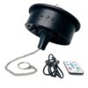 USB Powered Rotating Disco Ball Motor Light with Remote, RGBW Colorful LED Light Up Party Mirror Ball Spinner, Sound Activated, Hanging Chain, 9.8 in, 25 cm, for Bar, Club, KTV, Party Decor