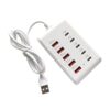 USB/Type C Fast Charging Converter Power Adapter 10 Port Large Capacity Home Power Socket Adapter Desktop Charging Station Multiple Port Device