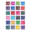 USHOBE 24 Colors Creative Fingerprint Ink Pad Set for DIY Crafts, Friendly and Easy to Clean Ink Pads Suitable for Fingerprint Posters and Multi-Color Craft Projects