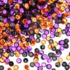 #US Loose Sequins for Crafts, 2000 Pcs Glitter Black Orange Purple Loo