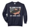 USS George H.W. Bush Aircraft Carrier Father Grandpa Veteran Comfort Colors Adult Sweatshirt