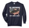 USS Independence Aircraft Carrier Father Grandpa Veteran Day Comfort Colors Adult Sweatshirt