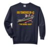 USS Tennessee BB-43 Battleship & WW2 American Warship Comfort Colors Adult Sweatshirt