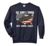 USS Truman Aircraft Carrier Father Grandpa Veterans Day Comfort Colors Adult Sweatshirt