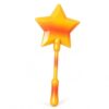 Usyios Credit Card Wand Tap to Pay, 3D Printed Magic Fairy Star Contactless Payment Card Holder, Tap to Pay Wand for Easy NFC Checkout, Debit & Credit Card Accessory, Orange