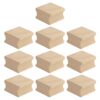 UTALIND Unfinished Wood Stamp Mounts, 40*40mm,Rubber Stamp Base for Crafts