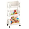 Utility Cart On Wheels | Storage Cart - PP Material, Multi-Layer Storage