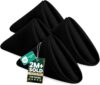 Utopia Home [60 Pack, Black] Cloth Napkins 17x17 Inches, 100% Polyester Hemmed Edges, Washable and Reusable Ideal for Parties, Weddings and Dinners