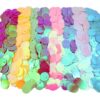 UUYYEO 400 Pcs 3 cm Iridescent Flat Sequin Paillettes Large Round Loose Sequins Colorful Plastic Craft Paillettes Sewing Spangles Decorative Sequins for Embroidery Skirt Decor Supplies