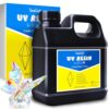 UV Resin 1000g Crystal Clear Hard Type Kit for Jewelry Making, DIY Craft