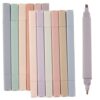 UWEOTYYY 12PCS No Bleed Dry Fast Dual Tip Pastel Aesthetic Highlighters, Square Stick for Office Back to School Supplies