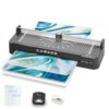 UWYTGF A3 Laminator Machine, with Laminating Sheets 40Pcs,2 Minutes Quick Warm-Up,355Mm/Min, for A3 A4 A5 A6 with Paper Trimmer, Corner Rounder