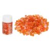 uxcell 1200 Pcs Mixed Glass Seed Beads, 2-7mm Mini Loose Glass Bugle Beads for DIY Earrings, Necklaces, Bracelets, Jewelry Making, Orange