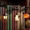 Uyqad 2026 New Miniature Hanging Lantern for Bookshelf,Warm Library Lantern Bookshelf Lamp,for Bookworms, Antique Led Books Nook Lamp Ornament,Gift for Book Lovers，3pcs B