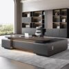 UZZUR Executive Desk for CEOS, Large L-Shaped Desk (Left, 70.8in)
