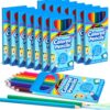 V-Opitos 168 Count Colored Pencils for Kids, 14 Pack Bulk Colored Pencils, 12 Colors Pre-Sharpened Coloring Pencils, Teacher Supplies, Classroom Prizes, Back to School Supplies, Kids Party Favors